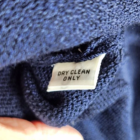 St. John Navy Blue Blazer with Gold Buttons - Picture 9 of 15